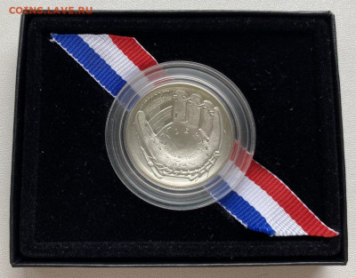 2 доллара 2014 D Бейсбола UNC изогнутая монета! - ssha_1_2_dollara_2014_50_centov_d_nacionalnyj_zal_slavy_bejsbola_unc_sport_sertifikat_korobka (3)