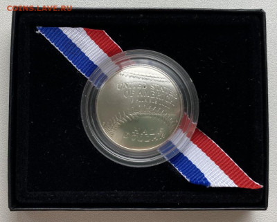 2 доллара 2014 D Бейсбола UNC изогнутая монета! - ssha_1_2_dollara_2014_50_centov_d_nacionalnyj_zal_slavy_bejsbola_unc_sport_sertifikat_korobka (2)