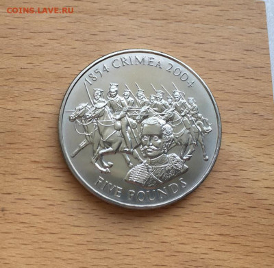 Джерси 5 фунтов 2004 Крымская Война Крона Шайба Крым - dzhersi_5_funtov_2004_krymskaja_vojna_krona_shajba_krym