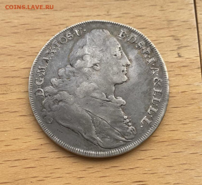 Курфюршество Бавария Максимилиан III Талер 1771 Дева Мария - kurfjurshestvo_bavarija_maksimilian_iii_taler_1771_deva_marija_krona_shajba_serebro