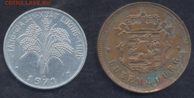 Люксембург 25 сантимов 1930 г.13.04.2025 г. 22 -00 МСК. - Вьетнам