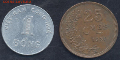 Люксембург 25 сантимов 1930 г.13.04.2025 г. 22 -00 МСК. - Вьетнам1