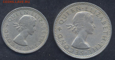 Новая Зеландия 1 шиллинг 1965 г.13.04.2025 г. 22 -00 МСК. - Н.Зеландия