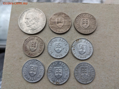 Монеты Словакии 1941-1944 ФИКС до 14.04 - PXL_20250412_052717349