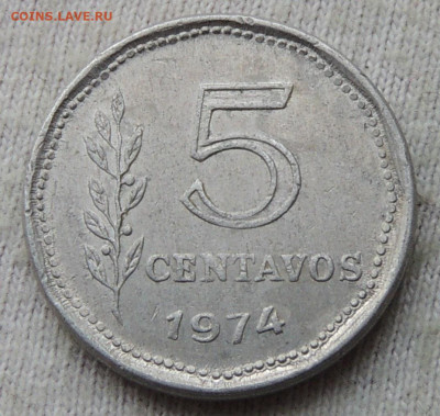 Аргентина 5 сентаво 1974 до 16.04.2025 - Аргентина 5 сентаво 74.JPG