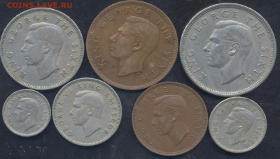 2 пенни- полукрона 1947-1952 г.г. - Георг Шестой1