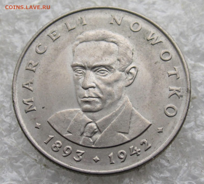 Польша 20 злотых 1974г Марсель Новотко UNC до 14.04 - 002.JPG