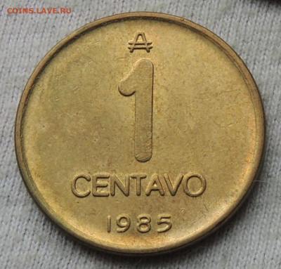 Аргентина 1 сентаво 1985 до 16.04.2025 - Аргентина 1 сентаво 85.JPG