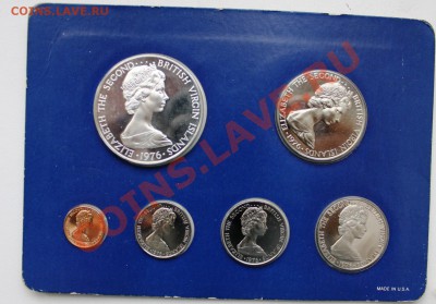 набор пруф 1976 года-ТНЕ BRITISH VIRGIN ISLANDS-made in usa - n1