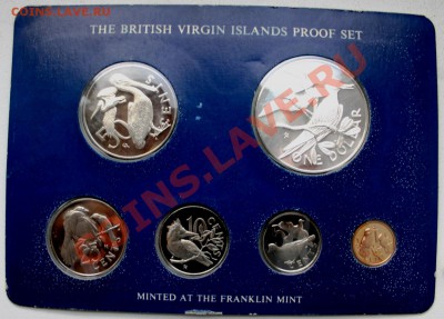 набор пруф 1976 года-ТНЕ BRITISH VIRGIN ISLANDS-made in usa - n2