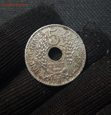 5 сантимов 1937 года Французский Индокитай До 22.04 - 20241225_203047