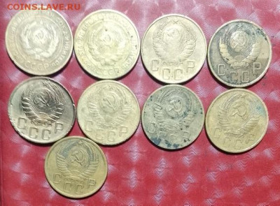 5 Подборок СССР по 5 копеек Фикс 17.04.25 - 5к СССР 9монет 23.09.24 9-02 A
