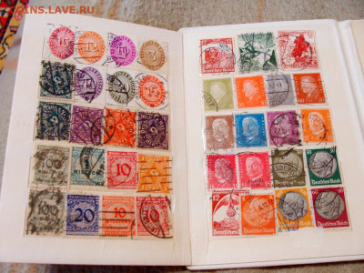 74 марки рейха в альбомчике. есть до 1918 года - DSC06625.JPG