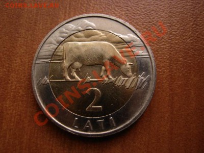 Латвия 2 лата 1999 корова биметалл до 12.02.12 в 14.00 М - IMG_4054