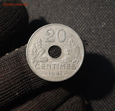 ФРАНЦИЯ 20 САНТИМОВ 1941 годао 24.04 - 20250318_220509