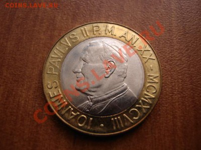 Ватикан 1000 лир 1998 биметалл до 12.02.12 в 14.00 М - IMG_3996