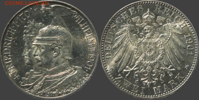 2 МАРКИ 1901г.   UNC . 200 лет династии. До 23.04. - 111