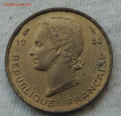 Французская Западная Африка 5 франков 1956 до 23.04.2025 - Французская Западная Африка 5 франков 56 .JPG