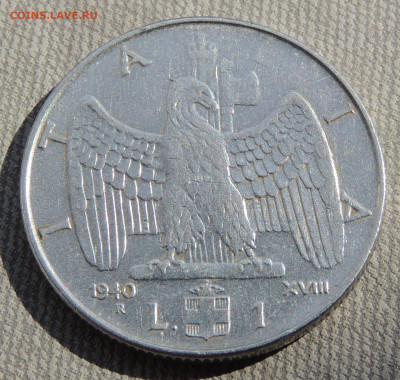 Италия 1 лира 1940 не магн. до 23.04.2025 - Италия 1 лира 1940 не м..JPG