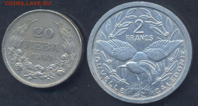 Фр. Новая Каледония 2 франка 1949 г. 22.04.2025 г. 22 -00 МС - Болгария