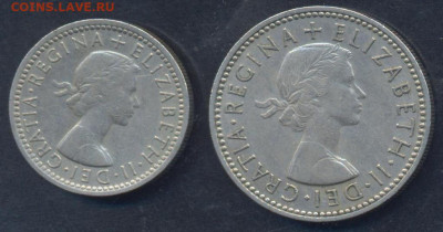 Британия 1 шиллинг 1955 г. 22.04.2025 г. 22 -00 МСК. - Британия1
