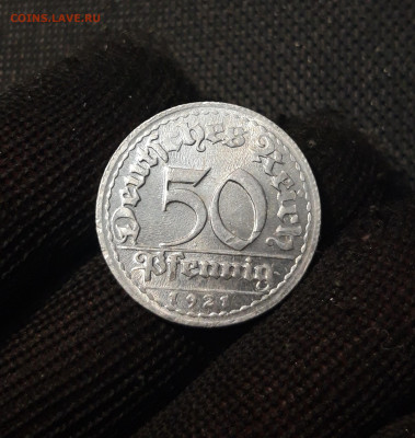 ГЕРМАНИЯ 50 ПФЕННИГОВ 1921 года До 26.04 - 20250308_202607