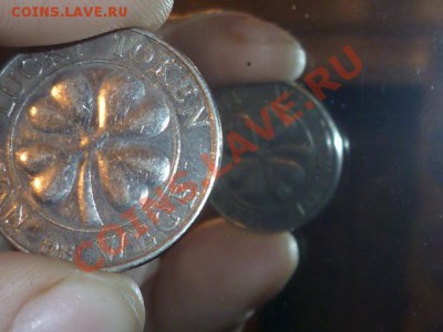 Иностранный жетон Lucky Token (лист клевера) - поворот на 90 - P1040014.JPG