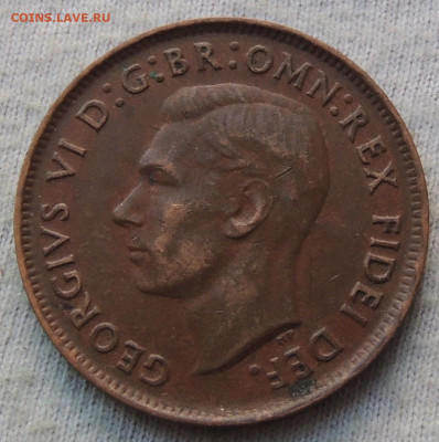 Австралия ½ пенни 1949 до 27.04.2025 - Австралия ½ пенни 49 .JPG