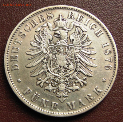 Бавария 5 марок 1876. До 27.04.25 - DSC09619.JPG