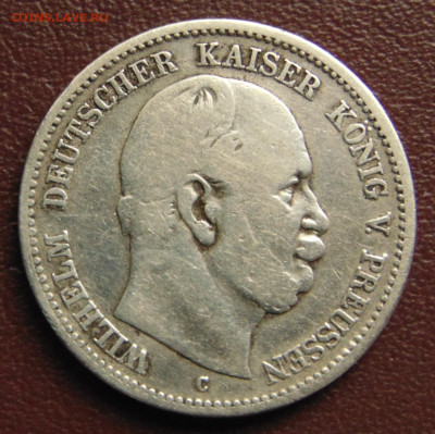 Пруссия 2 марки 1876 C. До 27.04.25 - DSC09637.JPG