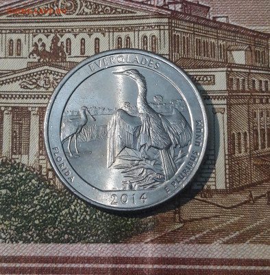4 доллара 2014г. (Р) ПАРКИ США ЭВЕРГЛЕЙДС ФЛОРИДА До 27.04 - 20250219_222033