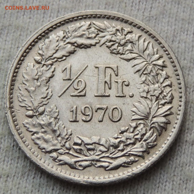 Швейцария ½ франка 1970 до 23.04.2025 - Швейцария ½ франка 70.JPG