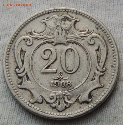 Австрия 20 геллеров 1908 до 23.04.2025 - Австрия 20 геллеров 1908.JPG