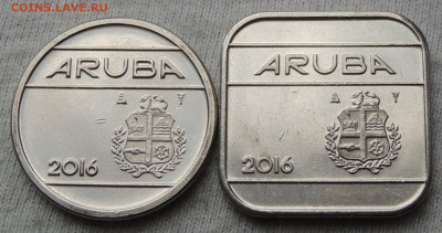 Аруба погодовка 2 монеты 2016 (разновид.) до 27.04.2025 - Аруба 2016 х2 .JPG