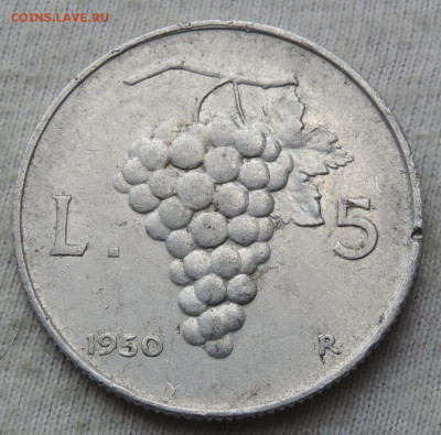 Италия 5 лир 1950 №2 до 27.04.2025 - Италия 5 лир 1950 №2.JPG