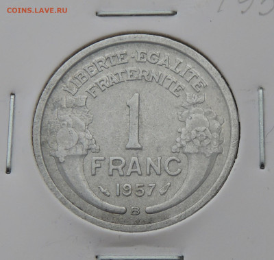 Франция 1 франк 1957 B до 27.04.2025 - Франция 1 франк 57.JPG
