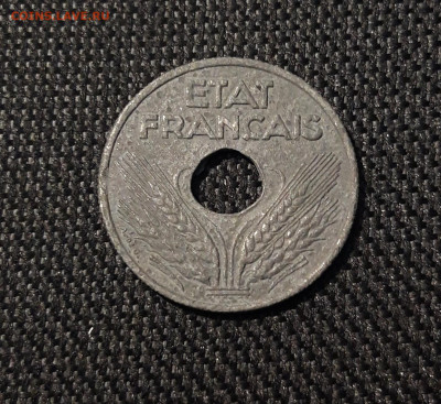ФРАНЦИЯ 10 САНТИМОВ 1942 года До 29.04 - 20250319_230102