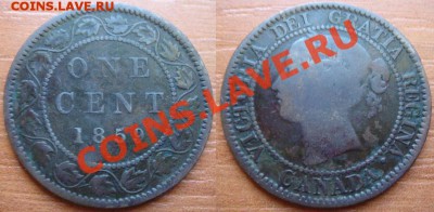 Канада (провинция): Большой цент 1859 до 14.02.12 22-00 - Цент 1859