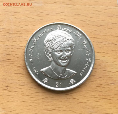 Крона Шайба Ниуэ 1 доллар 1997 Принцесса Диана - krona_shajba_niue_1_dollar_1997_princessa_diana