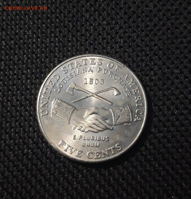 5 центов 2004 (р) Экспедиция ПРИОБРЕТЕНИЕ ЛУИЗИАНЫ До 02.05 - 20250203_204304