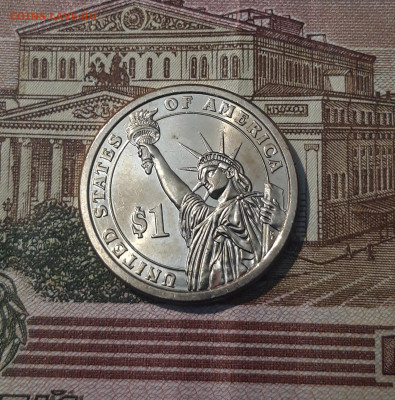 1 доллар 2009 года (P) ПРЕЗИДЕНТЫ ЗАКЕРИ ТЕЙЛОР До 02.05 - 20250215_200120
