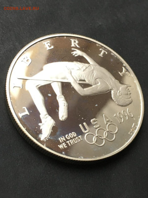 США, 1 доллар 1996 (Р), Прыжки в высоту, до 02.05.2025 - IMG-20250426-WA0004