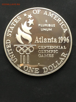 США, 1 доллар 1996 (Р), Прыжки в высоту, до 02.05.2025 - IMG-20250426-WA0006