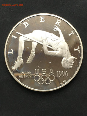 США, 1 доллар 1996 (Р), Прыжки в высоту, до 02.05.2025 - IMG-20250426-WA0007