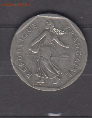 Франция 1980  2 франка до 02 05 - 536а
