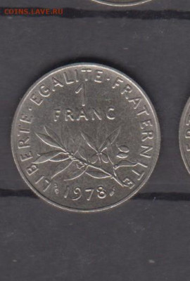 Франция 1978 1 франк до 02 05 - 564