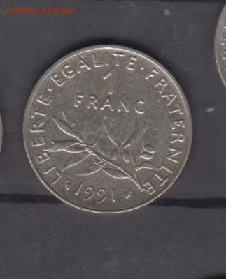 Франция 1991 1 франк до 02 05 - 565