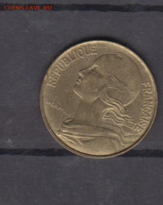 Франция 1987 20 сантимов до 02 05 - 585а