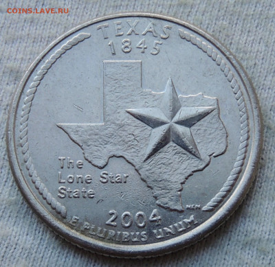 США ¼ доллара 2004 Техас до 30.04.2025 - США ¼ доллара 2004.JPG