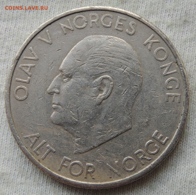 Норвегия 5 крон 1972 до 30.04.2025 - Норвегия 5 крон 72 .JPG